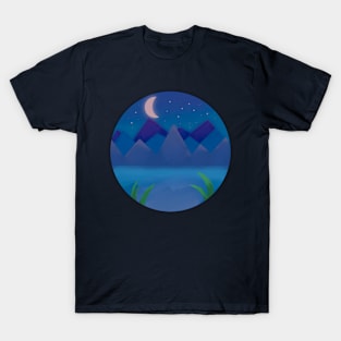 Night time Mountains T-Shirt